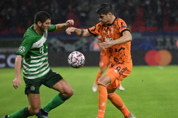 Alvaro Morata scored twice against Ferencvaros in the Champions League in midweek