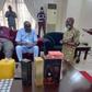 James Manager kneels before James Ibori (SaharaReporters)
