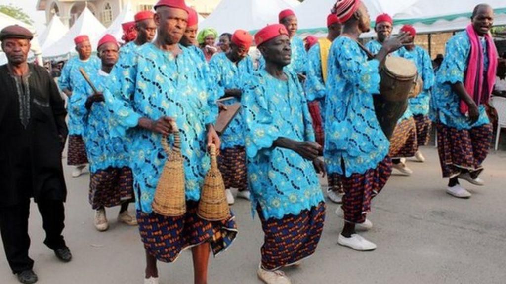 Dancing at a burial {bbc}