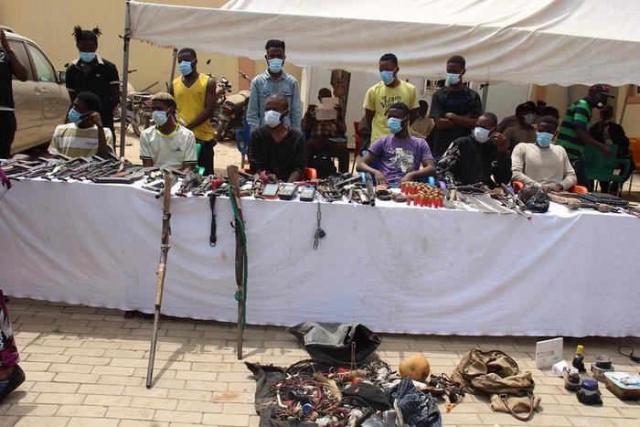 Police arrest 48 suspects over armed robbery, kidnapping other criminal offences