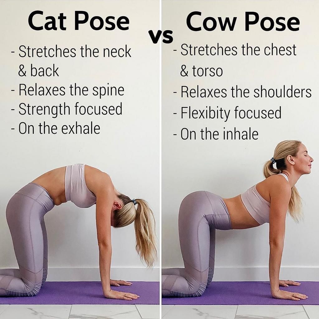Cat-cow position {pinterest}