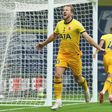 Tottenham striker Harry Kane celebrates