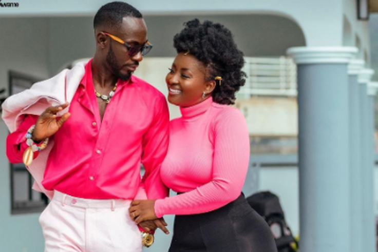 Okyeame Kwame and his wife