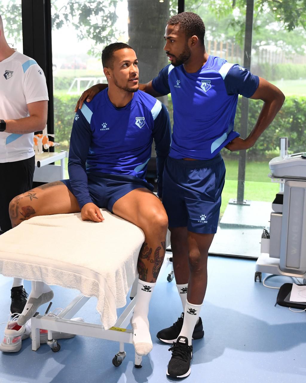 William Troost-Ekong and Emmanuel Dennis (Twitter/Watford)