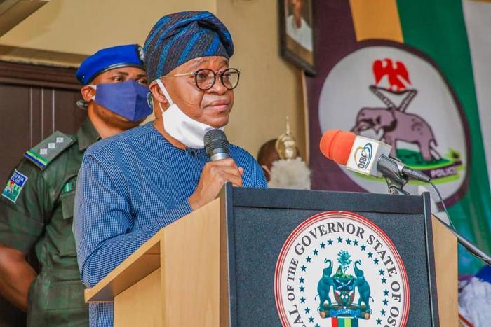 Osun state Governor, Gboyega Oyetola. [Twitter/@GboyegaOyetola]