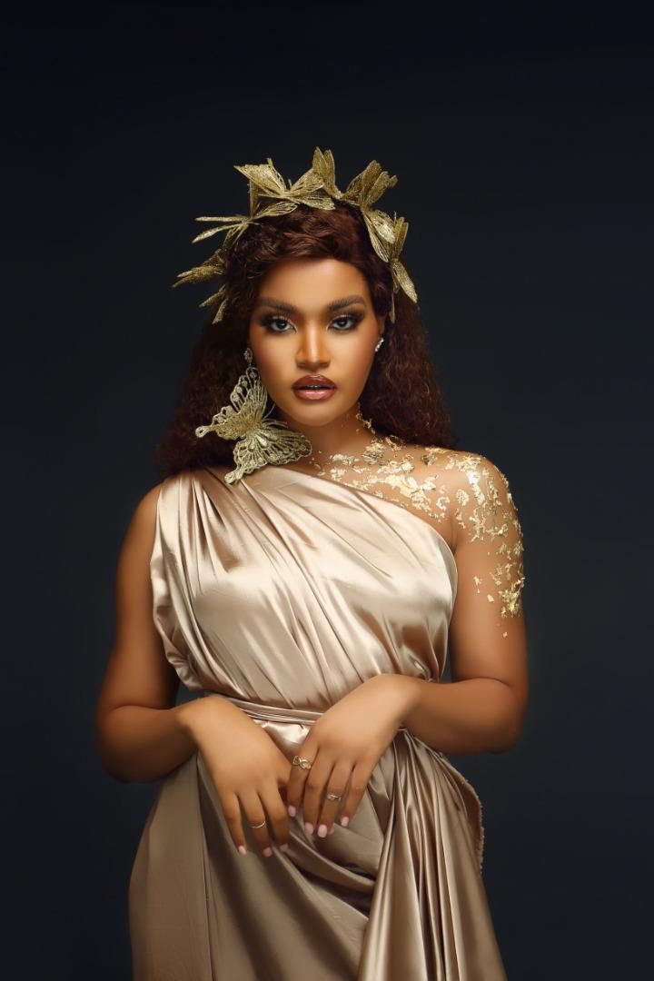 Debbie is also a girly girl who loves flowing gown