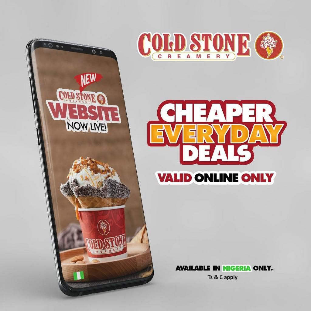 Indulgence now in your pocket as Cold Stone Creamery launches its new website