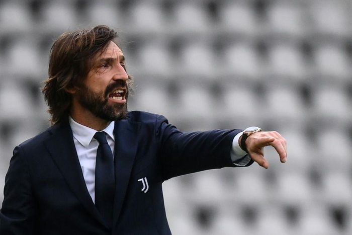 Andrea Pirlo took over as Juventus coach this season.