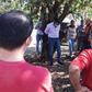 Angry constituents tie politician to a tree for failing to fulfill campaign promise