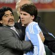 Lionel Messi who inherited Diego Maradona's number 10 shirt with Barcelona and Argentina and played for  him at the 2010 World Cup faces a testing weekend