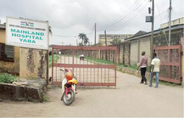 Entrance of Mainland Hospital Yaba (Daily Trust)