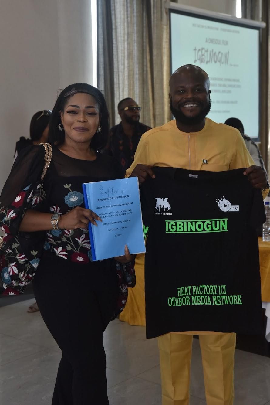 Shaffy Bello and Ideh Chukwuma Innocent