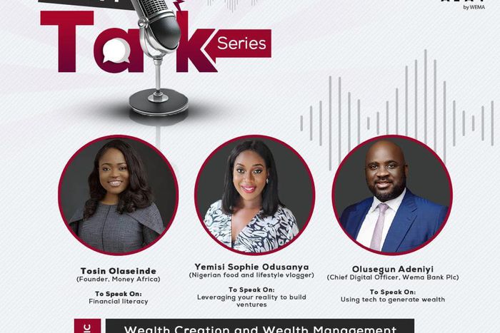 Sisi Yemmie, Tosin Olaseinde, Olusegun Adeniyi, to share tips on wealth creation for under 30s today