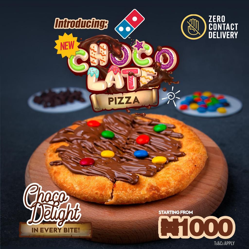 Step into the new year with Dominos Pizza's newest chocolate delight!