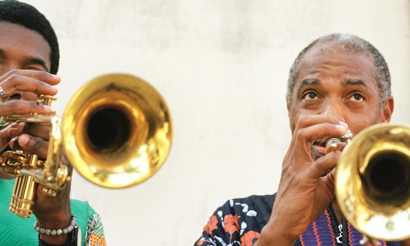 Femi Kuti and Made Kuti. [Pitchfork]