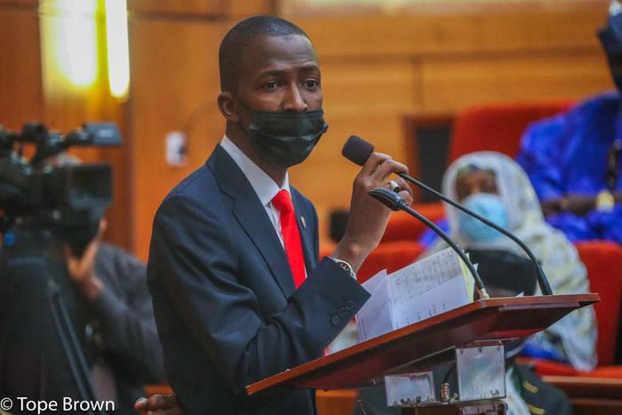 EFCC chairman, Abdulrasheed Bawa [Tope Brown]