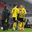 Dortmund's Norwegian forward Erling Braut Haaland has scored eight times in Europe this term