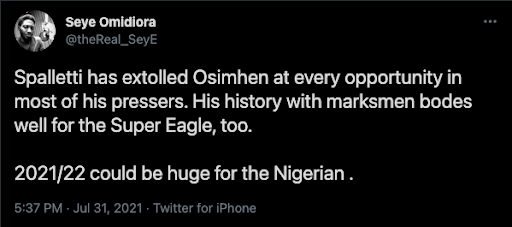 Victor Osimhen: Has Spalletti discovered the Napoli hitman’s major flaw?