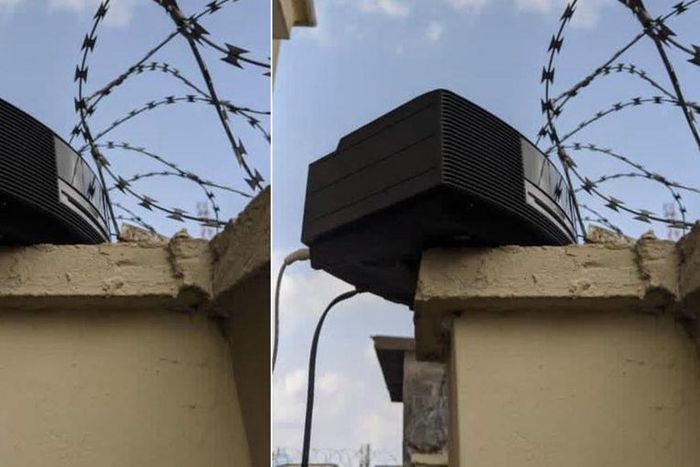Angry man puts sound system on church’s fence wall and directs loud music into the house of God