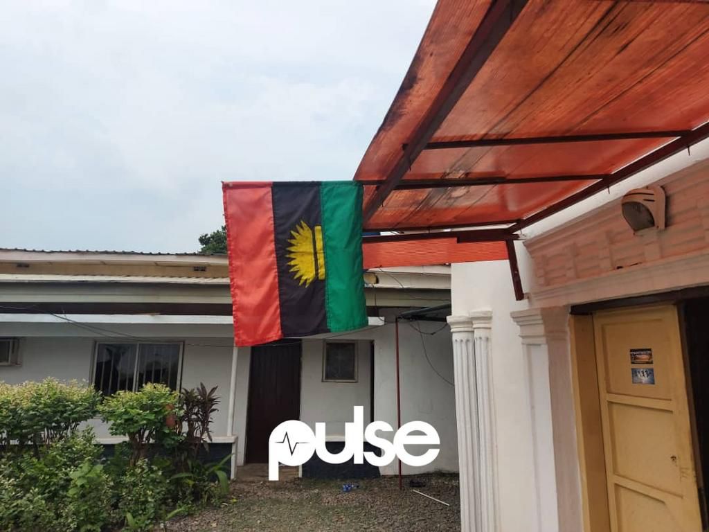 Nnamdi Kanu's house in Afara-ukwu Abia State (Pulse)