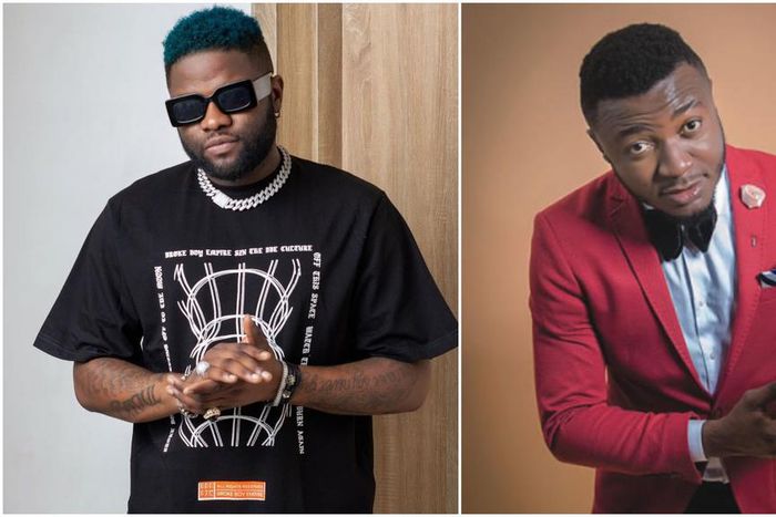Nigerian music stars Skales and MC Galaxy [Instagram/YoungSkales] [36NG]