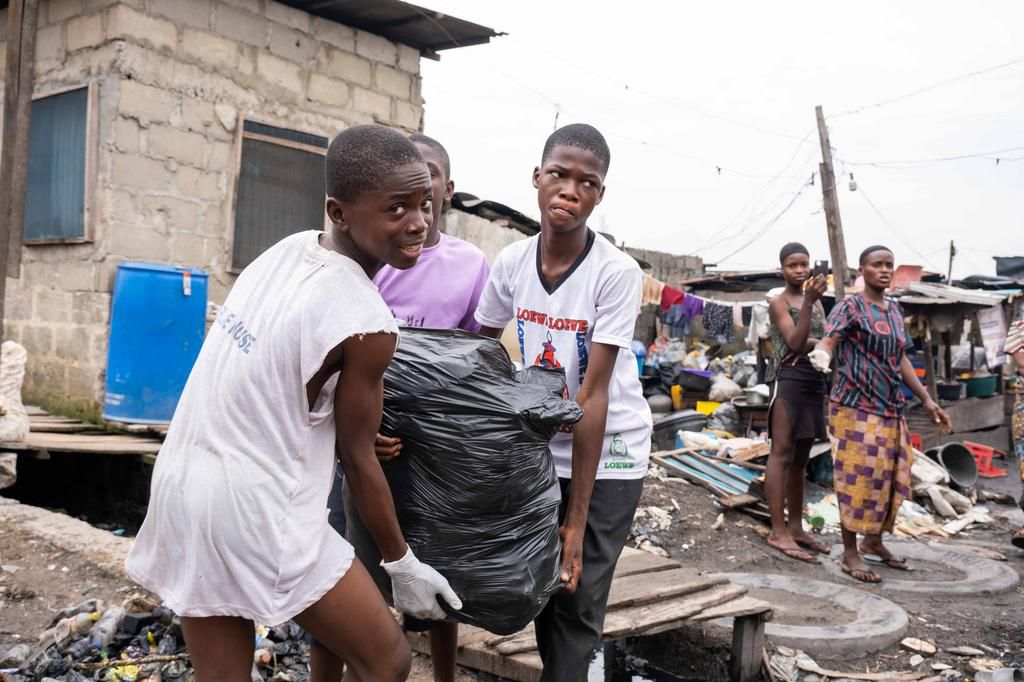 Godrej organizes Community Clean up exercise in Lagos.