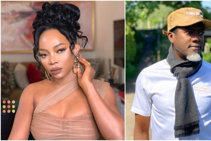 Toke Makinwa and Reno Omokri [Instagram/TokeMakinwa] [Instagram/RenoOmokri]