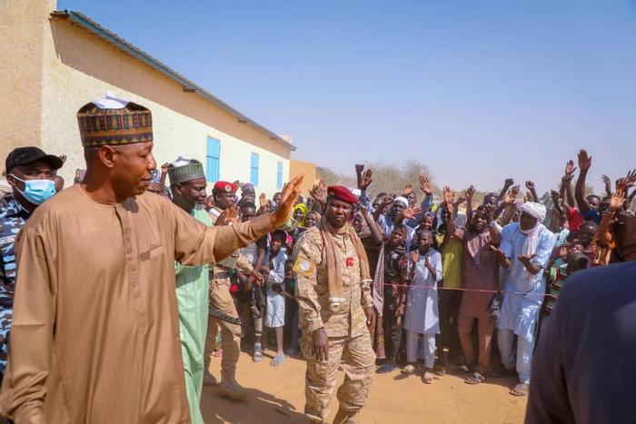 Governor Babagana Zulum of Borno State visits refugees in Chad (NAN)