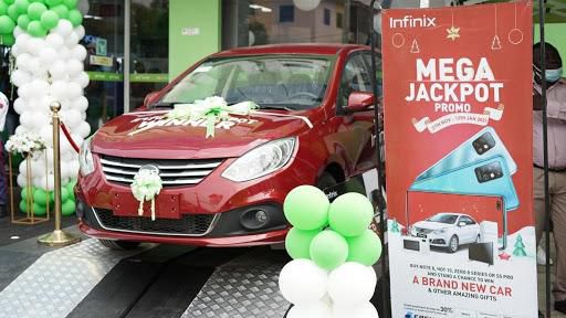 Infinix keeps promise: Rewards grand winner of  Mega Jackpot Promo with a brand new car
