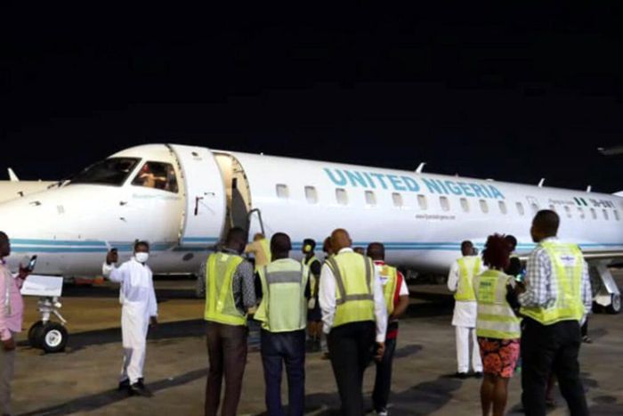 United Nigeria flight (African Courier)