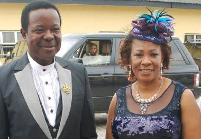 King Sunny Ade and his late wife, Risikat Ajoke Adegeye.
