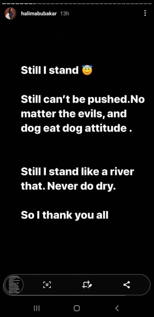 Halima Abubakar IG calls out Nollywood [Instagram/halimabubakar]