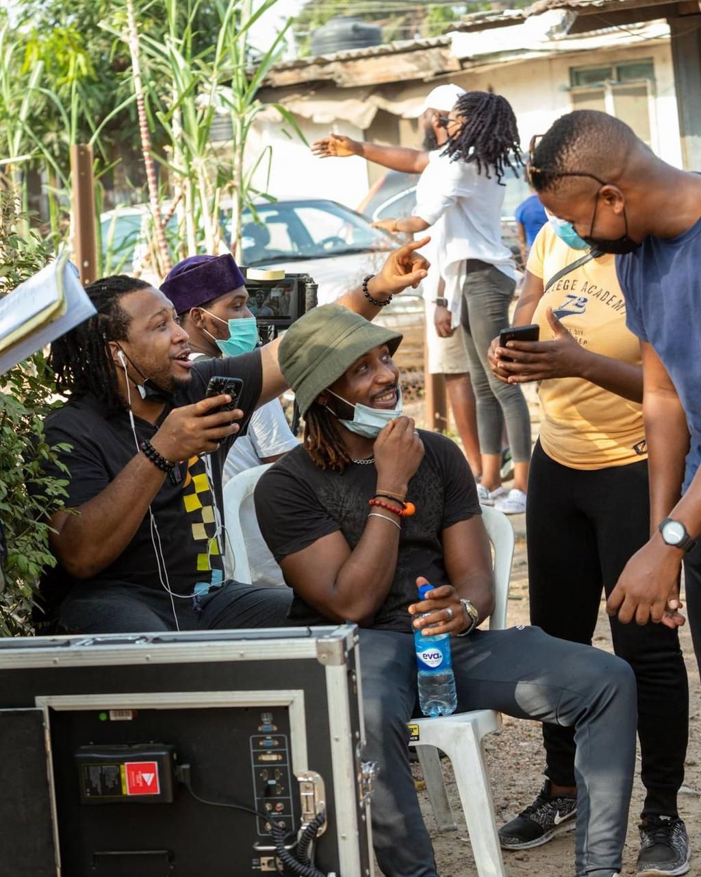BTS from 'Dwindle!' directed by Kayode Kasum and Dare Olaitan [Instagram/@kayodekasum]