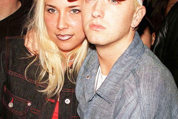American rapper Eminem and his ex wife Kim Scott [People]
