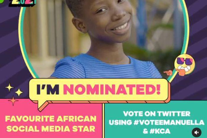 Emanuella has won her first Nickelodeon Kids' Choice awards [YabaleftOnline]