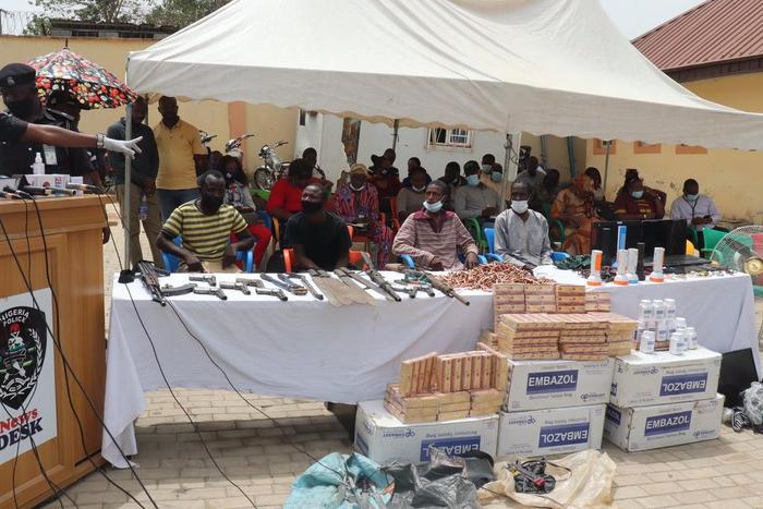 Police arrest 50 suspects over kidnapping and other criminal offences. [Twitter/@PoliceNG]