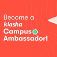 Become a Klasha Campus Ambassador and earn monthly.