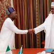 Benue State governor, Samuel Ortom with President Muhammadu Buhari