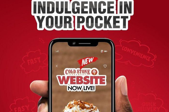 Indulgence now in your pocket as Cold Stone Creamery launches its new website