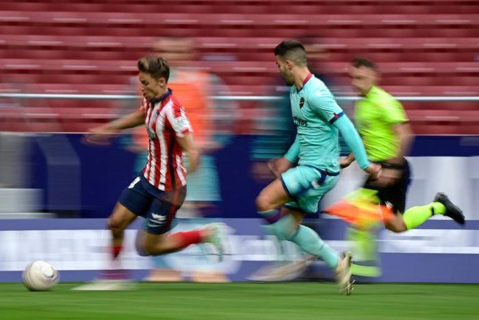 Marcos Llorente (left) has been a revelation for Atletico Madrid this season
