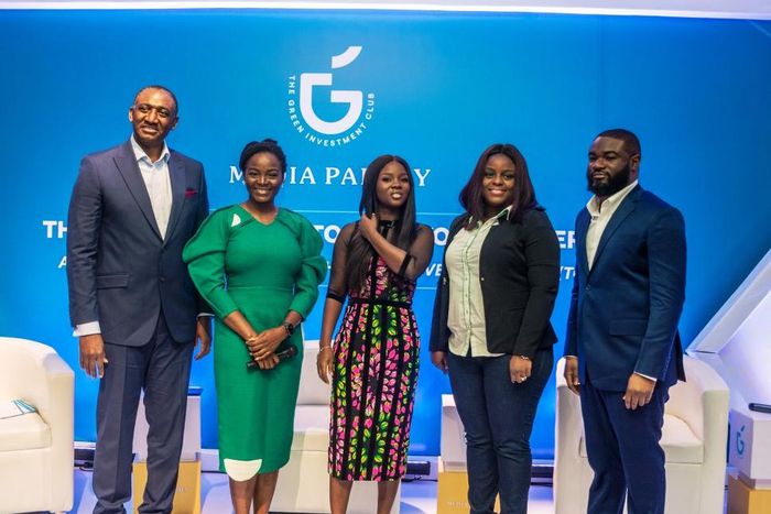 Tomie Balogun and members at The Green Investment Club Report Presentation.