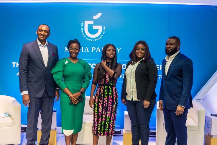 Tomie Balogun and members at The Green Investment Club Report Presentation.