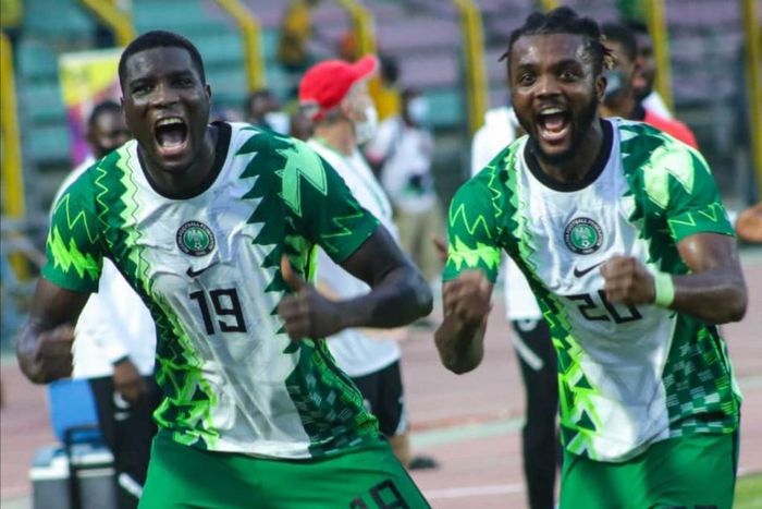 Paul Onuachu and Chinedu Awaziem (Twitter/OgaNLAMedia)
