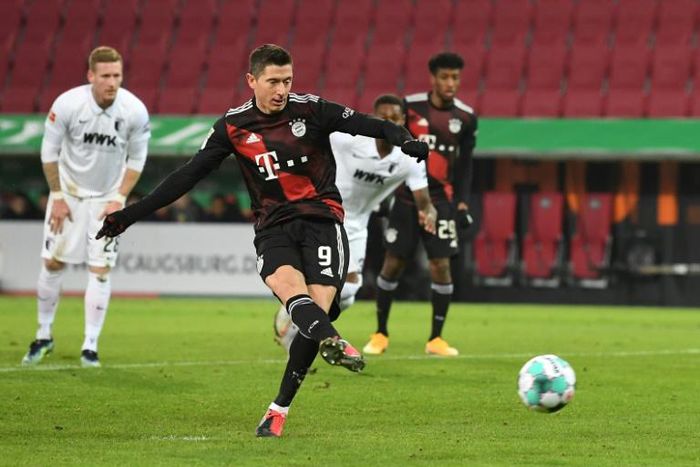 Lewandowski has scored 22 Bundesliga goals this term in 16 games