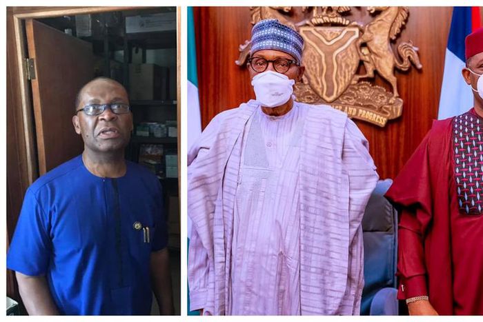 Joe Igbokwe (left) wants the APC to reward its real foot soldiers, instead of people like Femi Fani-Kayode who met with President Muhammadu Buhari when he announced his defection to the party on Thursday, September 16, 2021