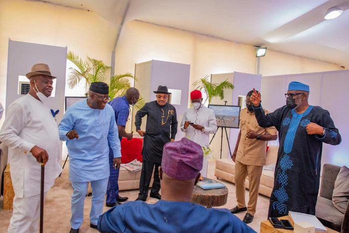 A meeting of Southern Governors Forum [Facebook/Olabode Richard Olatunde]