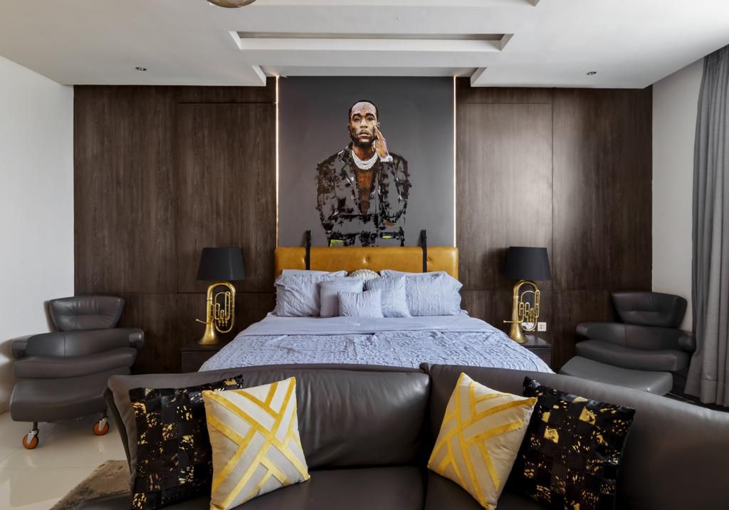 Burna Boy's home tour for Architectural Digest