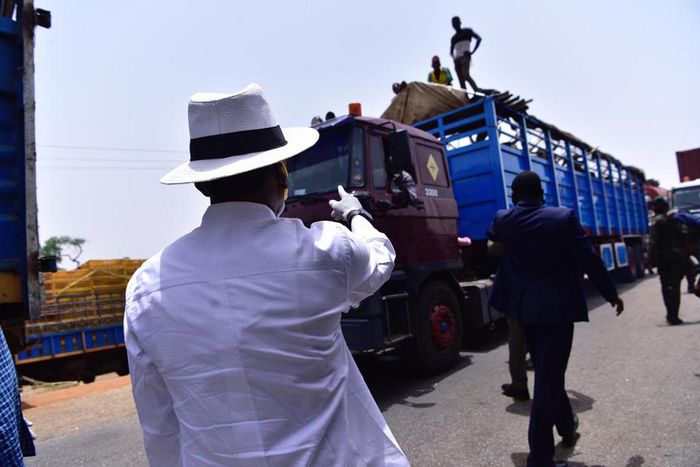 Kaduna State governor, Nasir El-Rufai (in white) [KDSG]