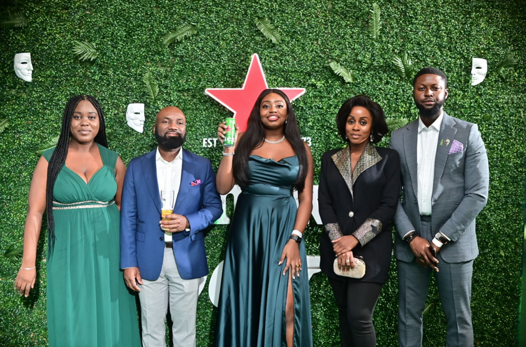 Caption: L-R: Aderoju Adeduntan, Brand Support, Heineken; Sampson Oloche, Portfolio Manager Premium Lager & Sessionable, Nigerian Breweries Plc; Aboyowa Ikpobe, Brand Manager, Heineken; Chinwe Gregegu, Senior Brand Manager, Heineken; Nnamdi Eke, Key Ac...