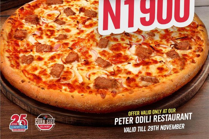 Stand up Peter Odili, Port Harcourt! Domino's Pizza is another step closer to you. (Domino)